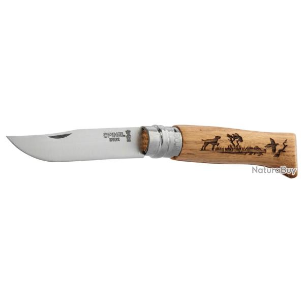 Couteau OPINEL 8 Inox Chien Ch�ne Opinel n�8 Chien
