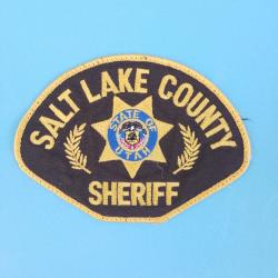 ecusson d uniforme vintage salt lake country sheriff