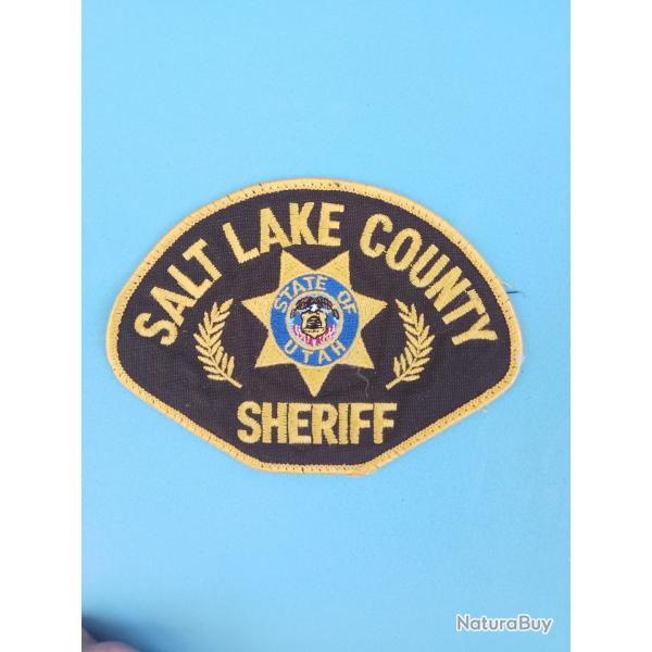 ecusson d uniforme vintage salt lake country sheriff