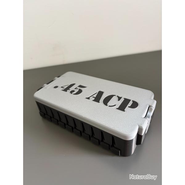 boite de transport pour 45ACP