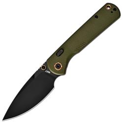 Couteau CJRB Latitude Lame Acier AR-RPM9 Manche G10 Vert Top Liner Lock J1975BGN