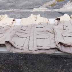 Lot de 3 vestes sans manches "v&eacute;nerie sous terre"