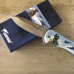 couteau L&eacute;opard Darkgrip US air force
