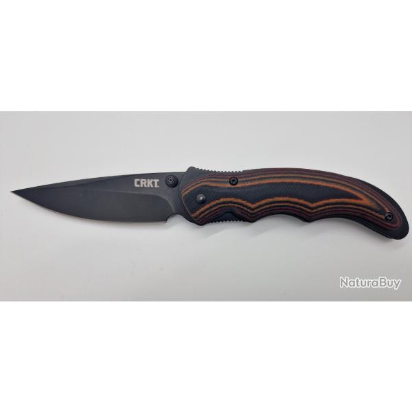 Couteau CRKT Endorser 1105K Black - Matthew Lerch design