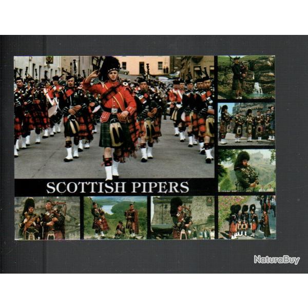 scottish pipers , cornemuses , troupes �cossaises , pipe band  , d�fil� cpm multivues