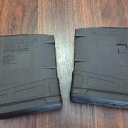 Lot de 2 chargeurs Magpul PMAG 10 LR/SR GEN M3 - .308 / 7.62x51 - 10 coups