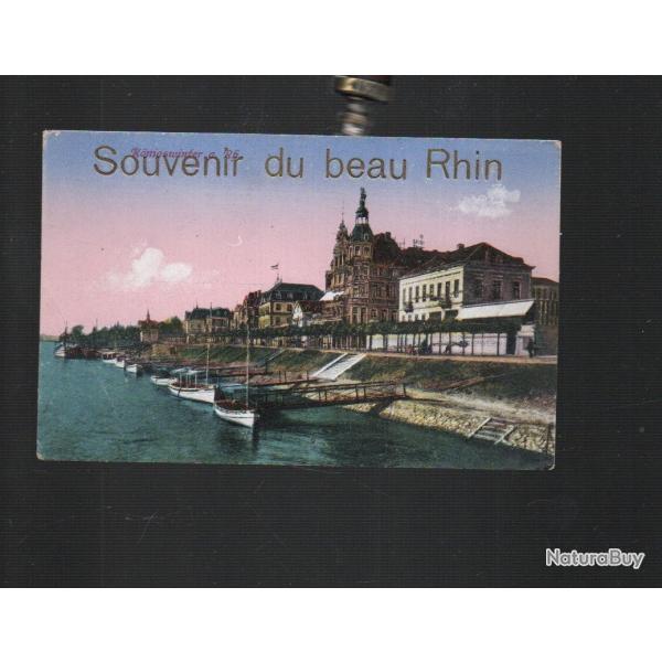 occupation en allemagne ann�es 20 , souvenir du beau rhin cpa