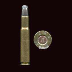 .32 REMINGTON -  marquage : UMC 32 REM - amorce cuivre marqu&eacute;e U - balle &eacute;tam&eacute;e pointe plomb