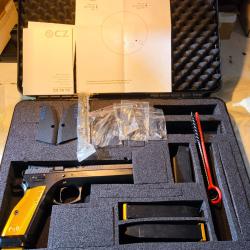 CZ 75 Tactical Sports Orange (TSO) - Calibre 9x19mm - Pack Origine Complet + tige et guide tectal