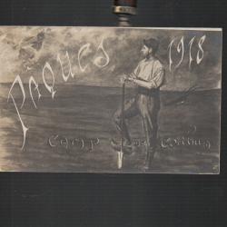 paques 1918 camp de cottbus  cpa allemagne