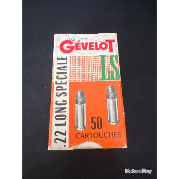 Bo�te 30 cartouches G�velot .22 Long Sp�ciale - ancienne - collection