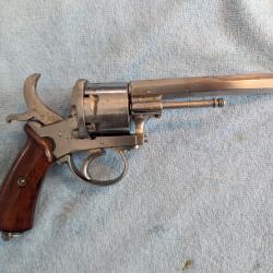 Beau revolver &agrave; broche Cal 12 mm