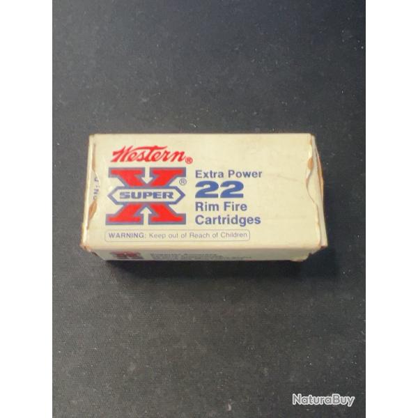 Ancienne bo�te Western Super-X .22 Short - SX22S - Collection