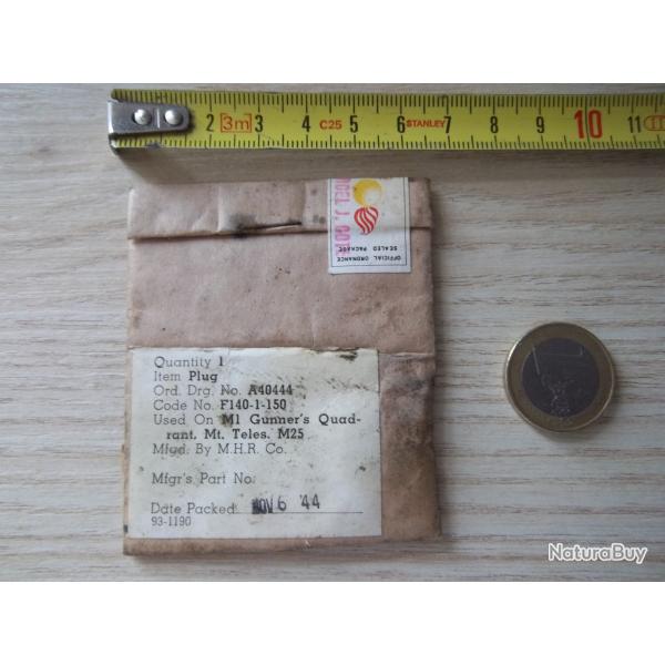 US visserie 1944 utilis� sur le support mitrailleuse M1