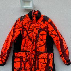 Veste de poste orange Nord Forest HUNTING XL