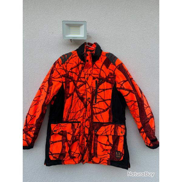 Veste de poste orange Nord Forest HUNTING XL