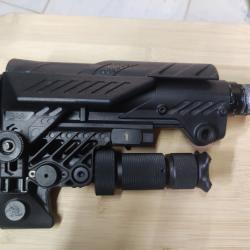 Crosse courte multiposition sniper CAA ARS pour AR-15