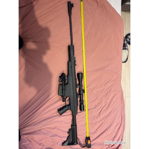 Carabine � plomb Crosman Pendleton Cal. 4.5mm + Lunette + Bipied (Tr�s bon �tat) 19.9j