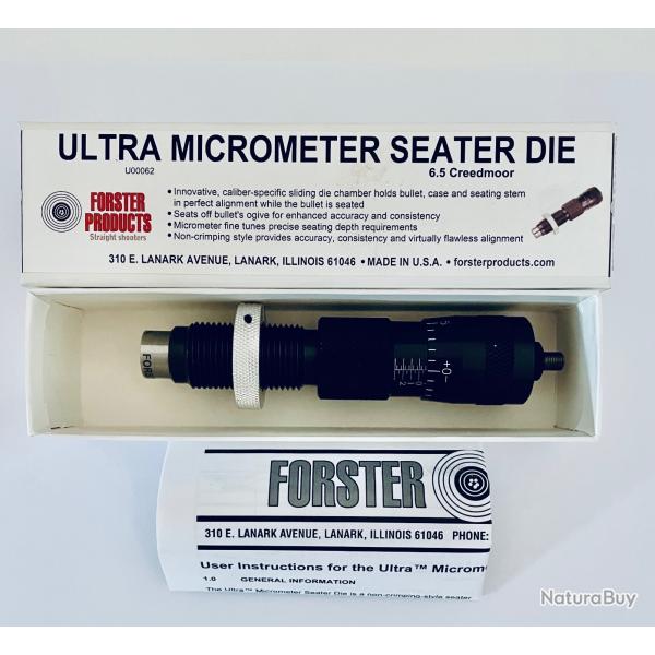 Si�geur microm�trique FORSTER 6,5 mm (creedmoor)