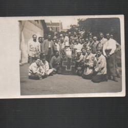 p&egrave;re cent 1923 carte photo a situer