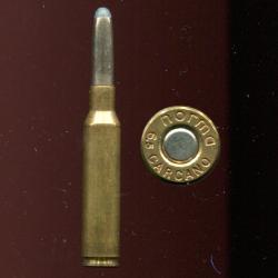 6,5 mm Carcano - balle nickel pointe plomb - marquage NORMA  - PETIT PRIX + PORT COMPRIS