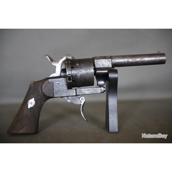 Revolver � broche calibre 9mm - Espagne, Eibar, 2nde moiti� du 19�me si�cle