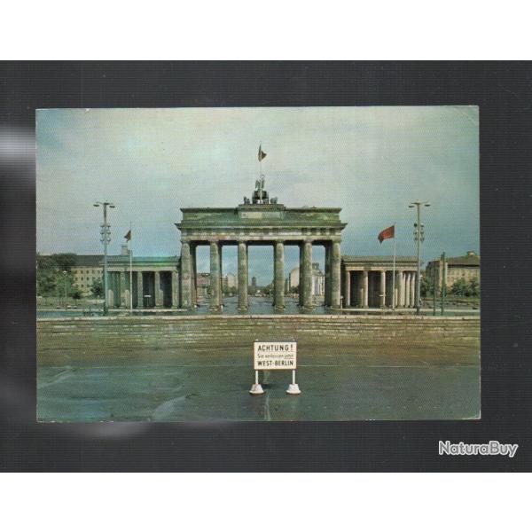 mur de berlin la porte de brandebourg allemagne de l'est DDR