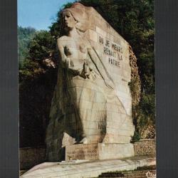 la route blanche cerdon , le monument des maquis de l'ain , cpm