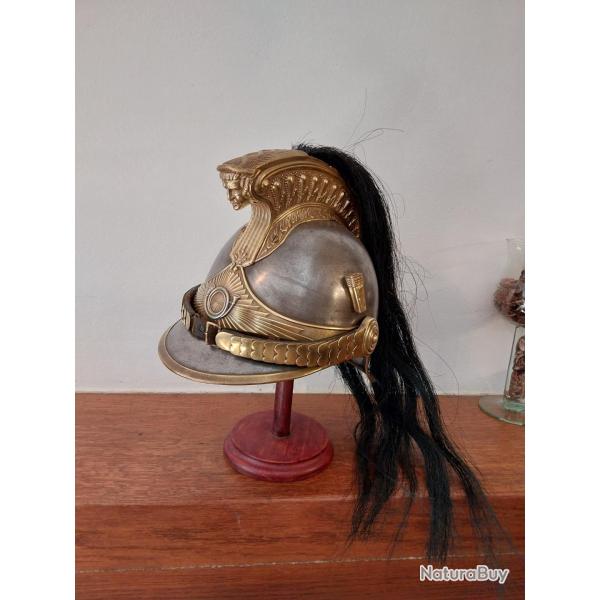 Casque de chasseur � cheval mod�le 1913 (France) TB �tat Franck