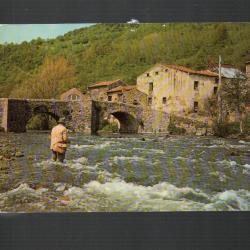 saurier puy de dome p&ecirc;cheur de truites sur la couze cpm