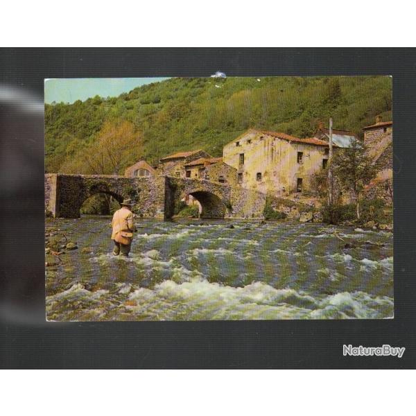 saurier puy de dome p�cheur de truites sur la couze cpm