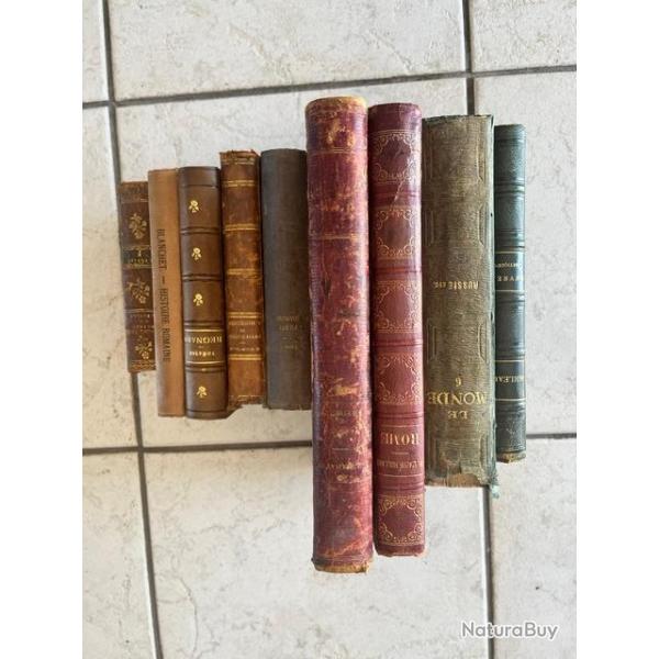 9 livres anciens