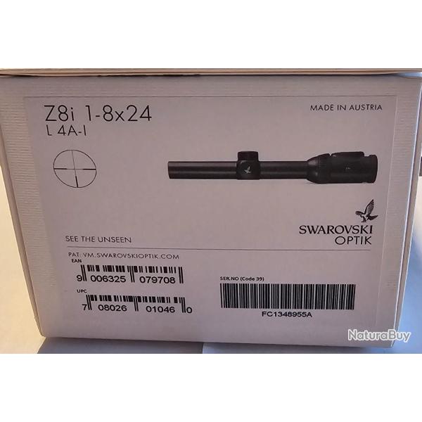 LUNETTE SWAROVSKI Z8I BATTUE