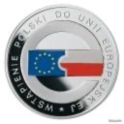 Pi&egrave;ce comm&eacute;morative entr&eacute;e de la Pologne dans UE