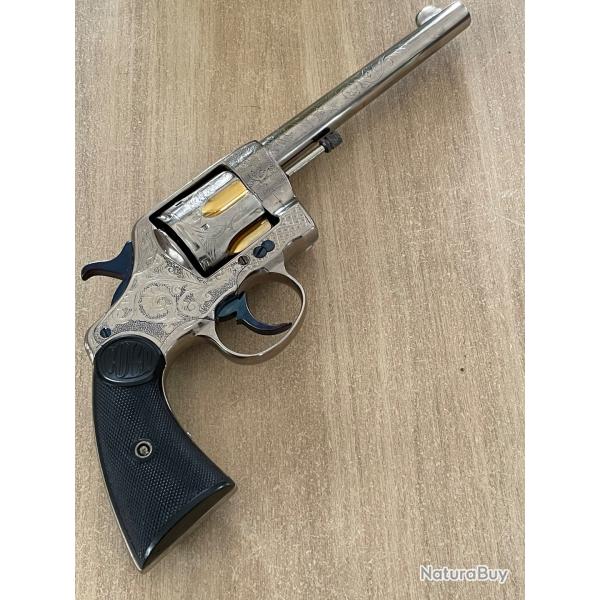 Colt Grav� Double Action New Army Model 1895 fabrication tardive 1904- 38LC