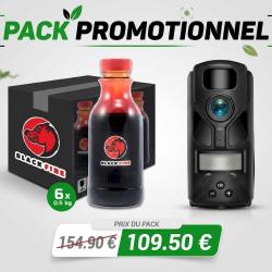 Pack observation cam&eacute;ra de chasse PROHUNT 20M pixels + 1 pack de 6 goudron BLACK FIRE