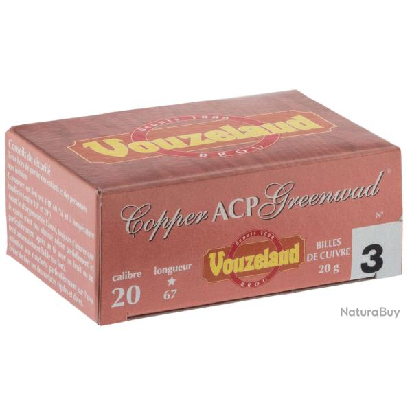 Cartouches "Copper ACP Greenwad" 20Gr BJ - Cal 20/67 Vouzelaud 04