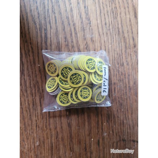 100 Cartons de fermeture n�6 ARX, cal 16 ,