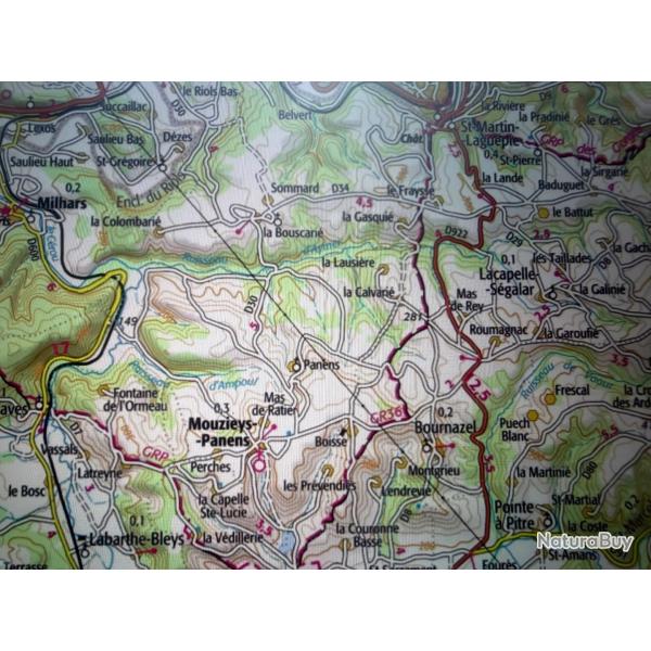 Carte TOPO pour centrale de chasse Alpha / Astro
