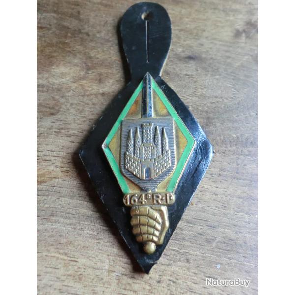 insigne 164� r�giment infanterie / drago paris