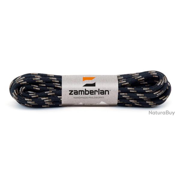 Lacets Zamberlan rond - 190 cm / Noir / Beige