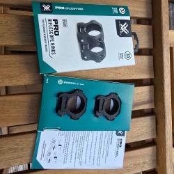 Colliers VORTEX Pro series Rings 30mm (25,4 medium height)