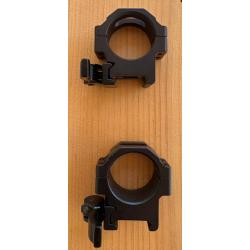 Paire de colliers UTG d&eacute;tachables - &Oslash; 30 mm - Rail 21 mm Weaver/Picatinny