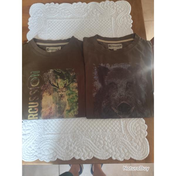 Tee shirt de chasse T mTr�s bon �tat