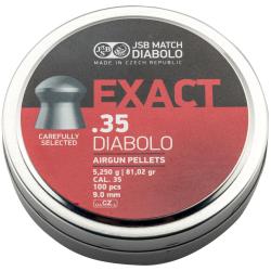 BOITE 100 PLOMBS Cal.35/9mm JSB MATCH EXACT