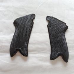 Paire de plaquettes plastique noir pour P08