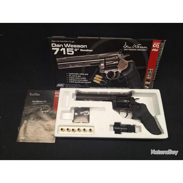 Revolver CO2 Dan Wesson 715, Cal. 4,5mm - 1� sans prix de r�serve !!