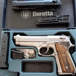 Beretta 92 fs inox et sa conversion 22 lr