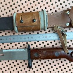 Ba&iuml;onnette pacte Varsovie Kalashnikov  md.63 - AKM 6X3 Type I