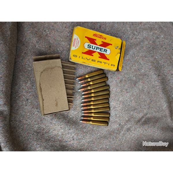 Munitions Western Super-X .270 Winchester SilverTip 130 gr. X13 balles